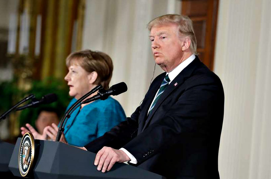 Merkel struck a mollifying tone, withou seeking for any German interest. "We tried to talk about areas where we disagree, and find a compromise," she told reporters. "That is good for both, because we need to be fair."