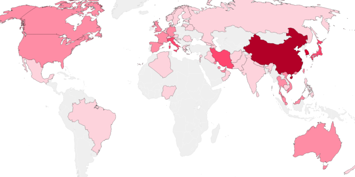 Coronavirus has infected over 80,000 people and killed at least 2,700 globally.