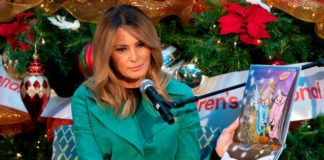 Melania Trump broke the stated mask policy at Children's National Hospital when she took off her mask to read a holiday book to the children at the hospital -