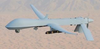 Two drones were shot down over an Iraqi airbase housing US troops and Iraqi and coalition forces on Sunday, the Iraqi military said in a statement