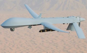 Two drones were shot down over an Iraqi airbase housing US troops and Iraqi and coalition forces on Sunday, the Iraqi military said in a statement